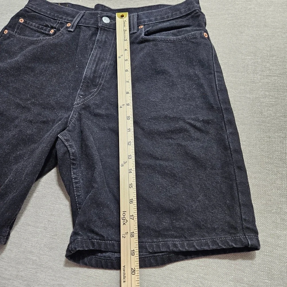 Levis 550 Denim‎ Shorts Mens W33 Black Relaxed Fit Vintage 2003 Cotton